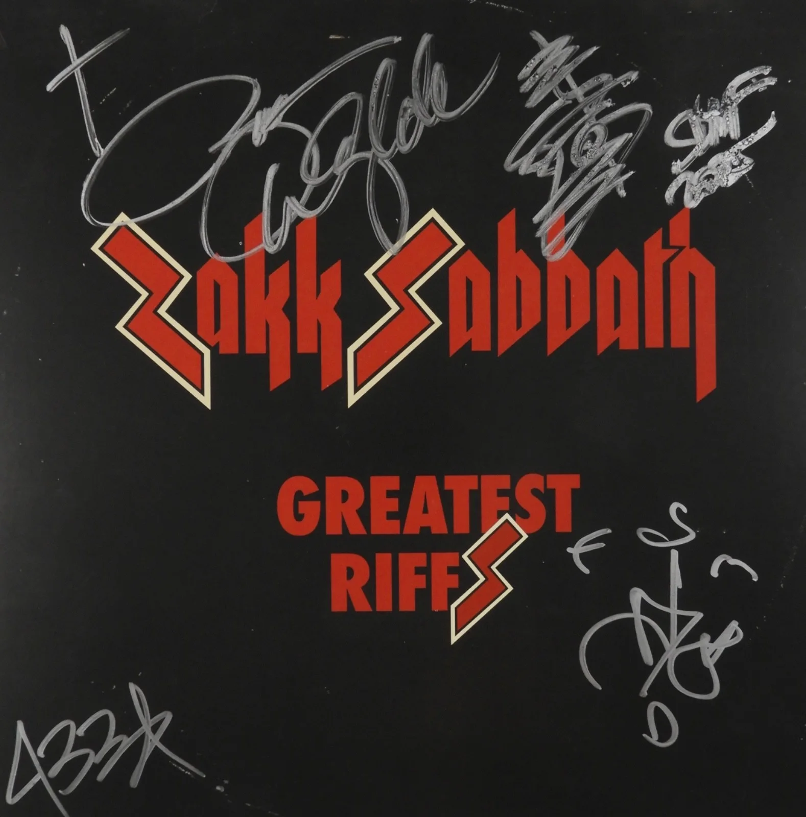 Zakk Wylde JSA Signed Autograph Record Album Vinyl Zakk Sabbath Greatest Riffs, image 2