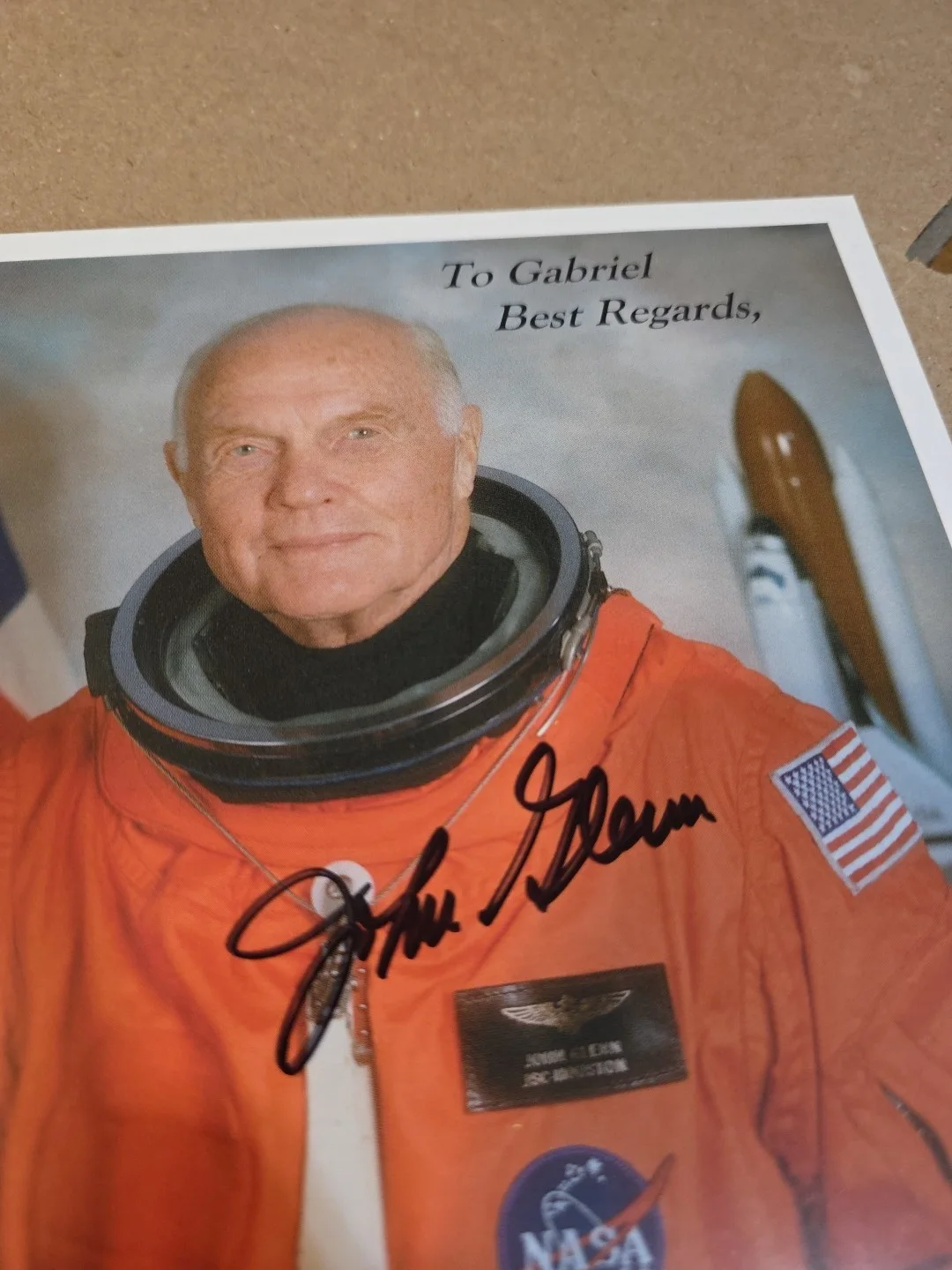 John Glenn — JOHN GLENN SIGNED AUTOGRAPH 8X10 PHOTO USA ASTRONAUT NASA SENATOR, image 2
