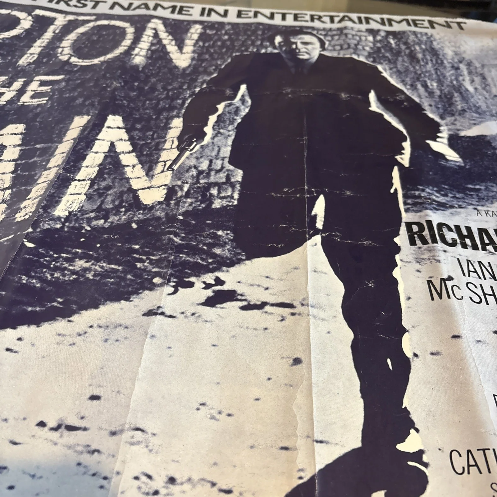 Villain 1971 Rare Original Film Movie Poster Richard Burton Is The NSS UK Quad, изображение 5