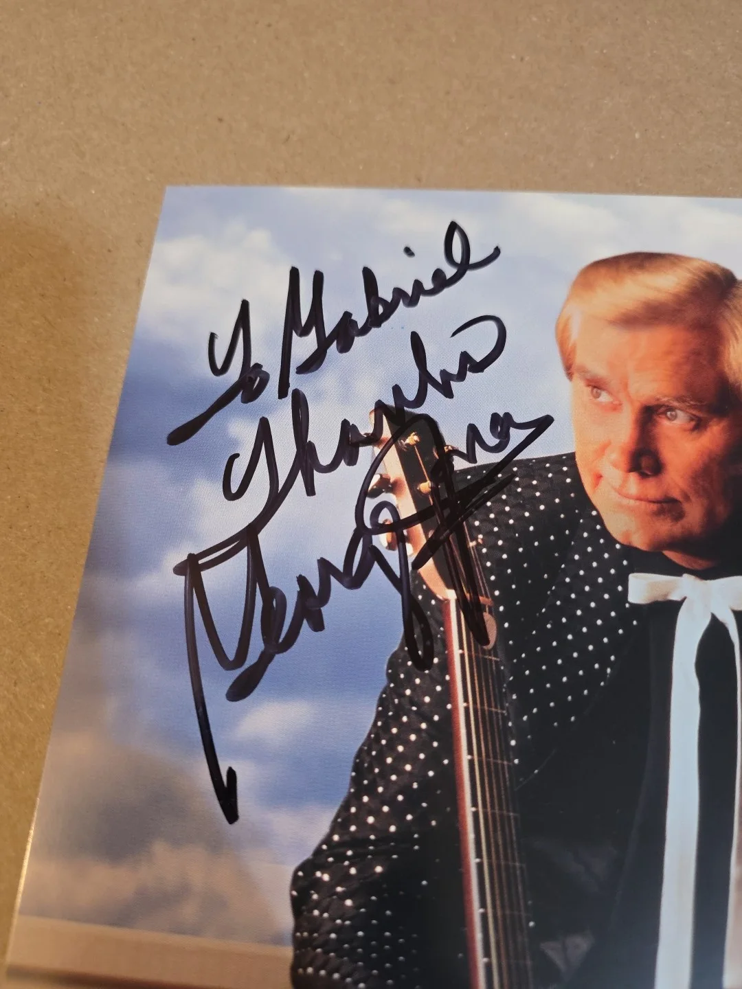 George Jones Signed 8x10 Photo Autographed Personalized, image 2