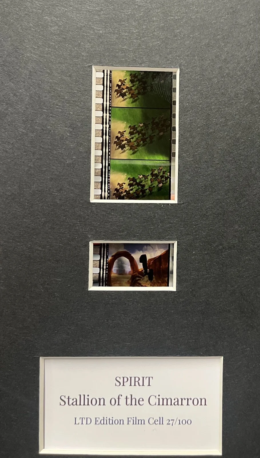 SPIRIT Stallion of Cimarron. 35mm Film Cell Mounted Display, image 3