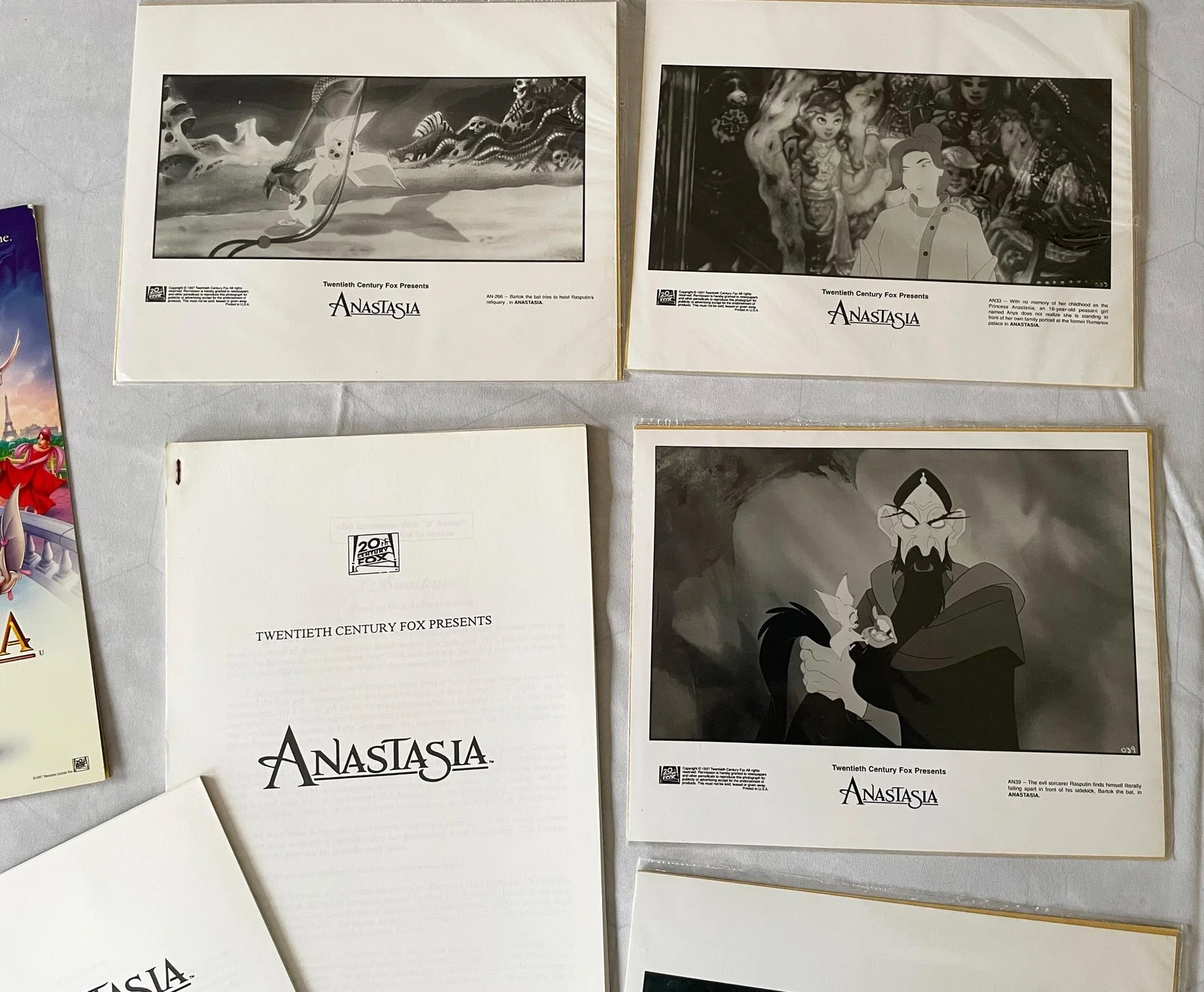 ANASTASIA 1997 Original Press Pack with 4 x Black & White Stills (Free Postage), изображение 2