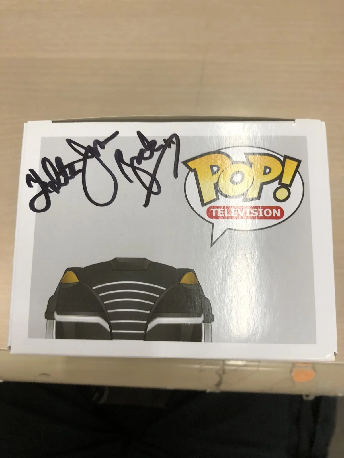 Walter Jones — Black Power Rangers dual signed Funko by Walter Jones Inscribed Zack NO COA Auto, изображение 3