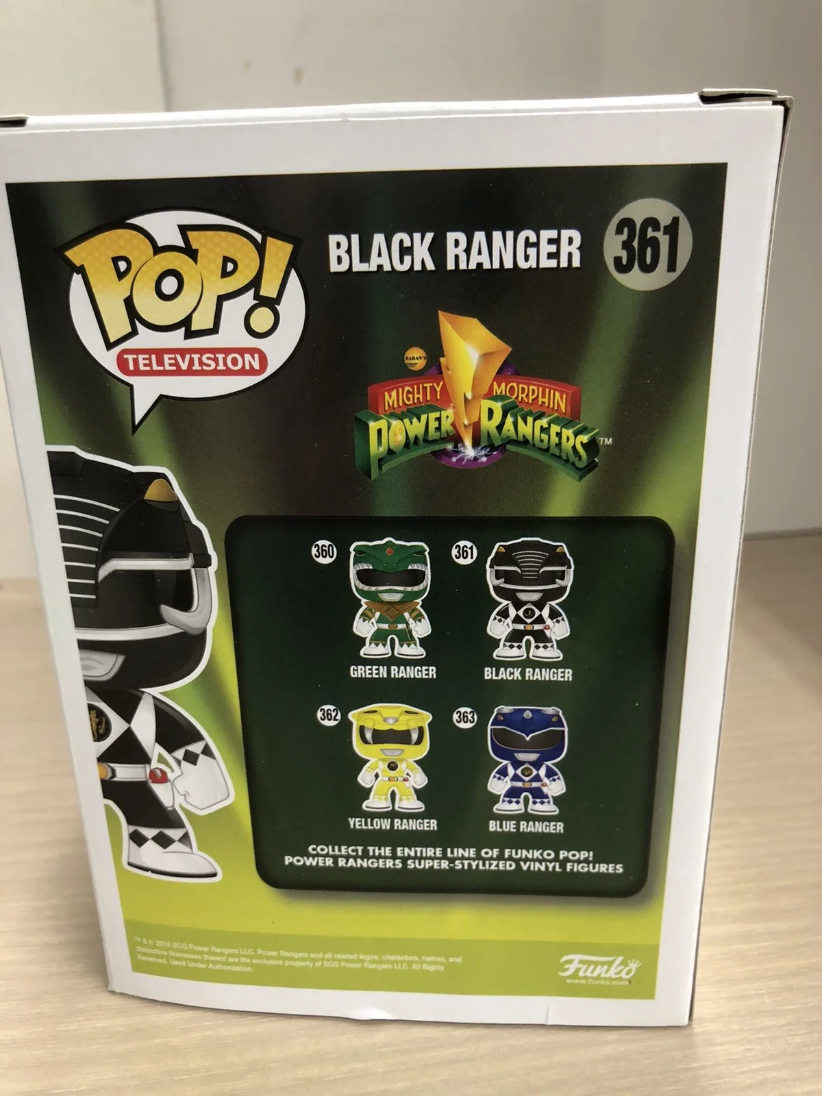 Walter Jones — Black Power Rangers dual signed Funko by Walter Jones Inscribed Zack NO COA Auto, изображение 5