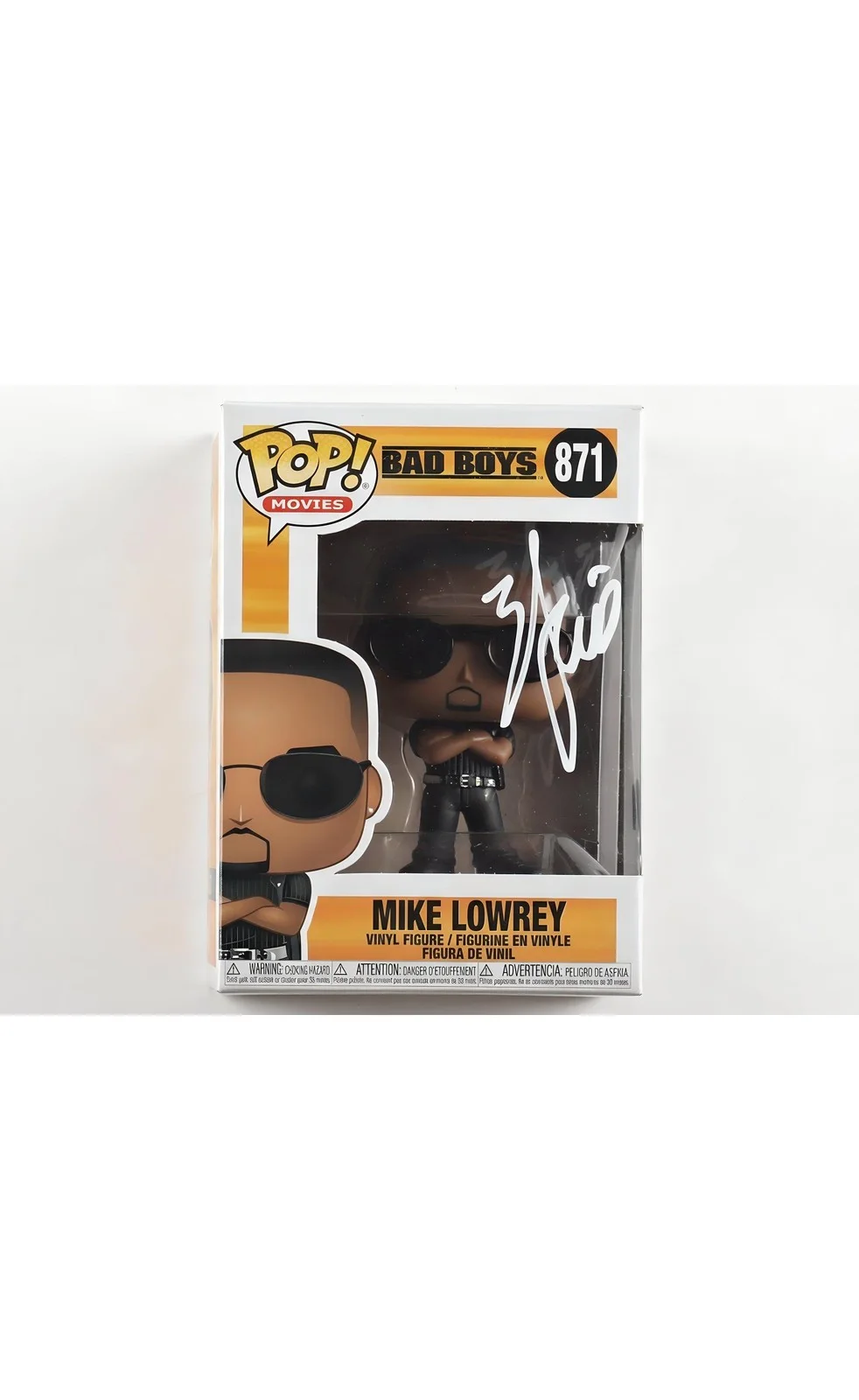 Will Smith — Will Smith Signed Bad Boys 871 Mike Lowrey Funko Pop Vinyl Figure Beckett, изображение 2