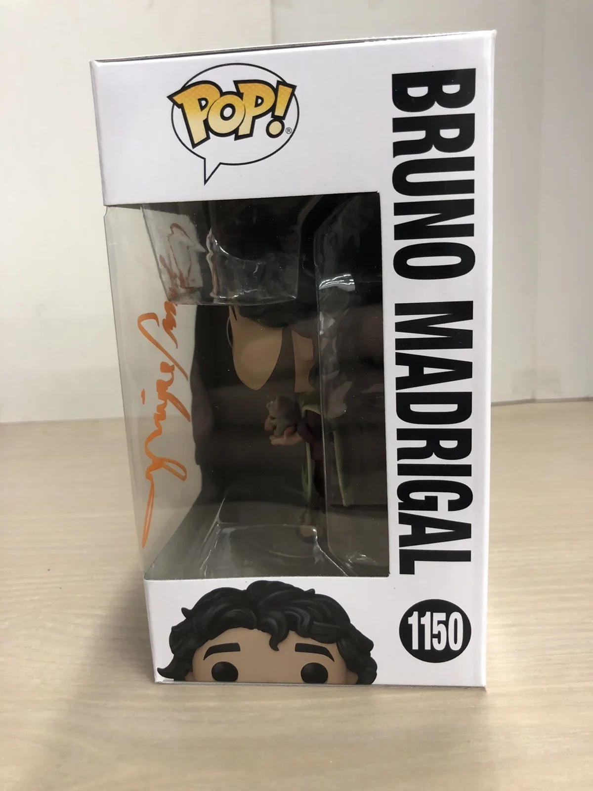 John Leguizamo Signed Funko POP 1150 Bruno Madrigal Disney Encanto NO COA Auto, изображение 3