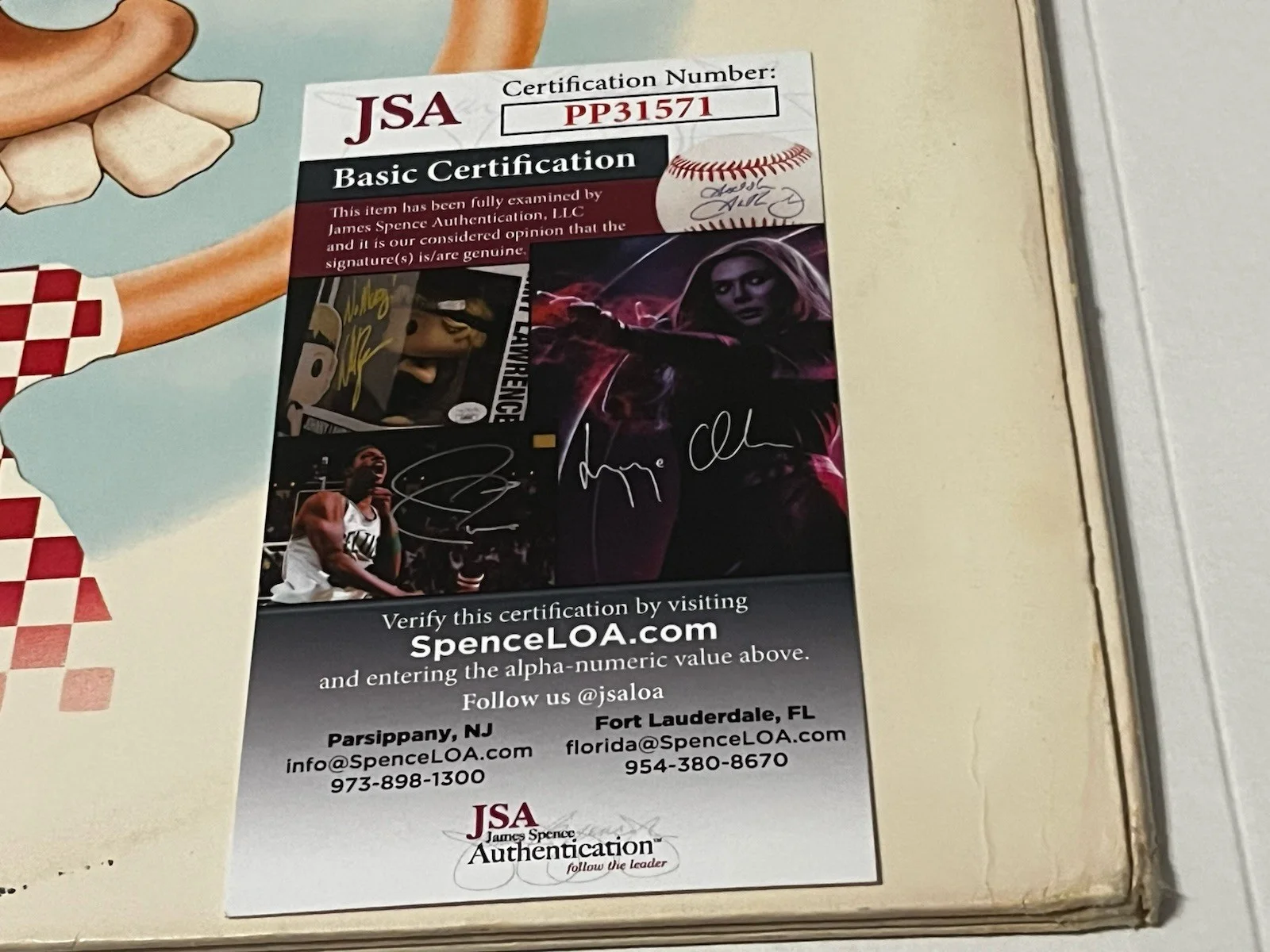 Grateful Dead Signed Europe ‘72 Lp Cover 8X Hand Written Lines He’s Gone TC JSA!, image 5