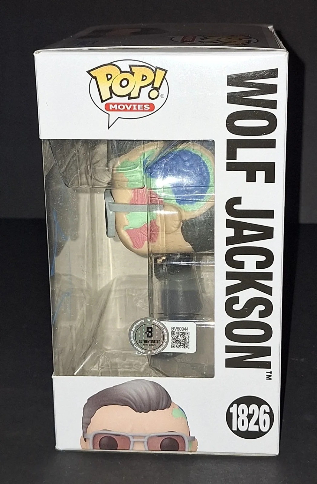 William Dafoe — William Dafoe Signed Autographed Funko Wolf Jackson Beetlejuice Beckett COA, изображение 2