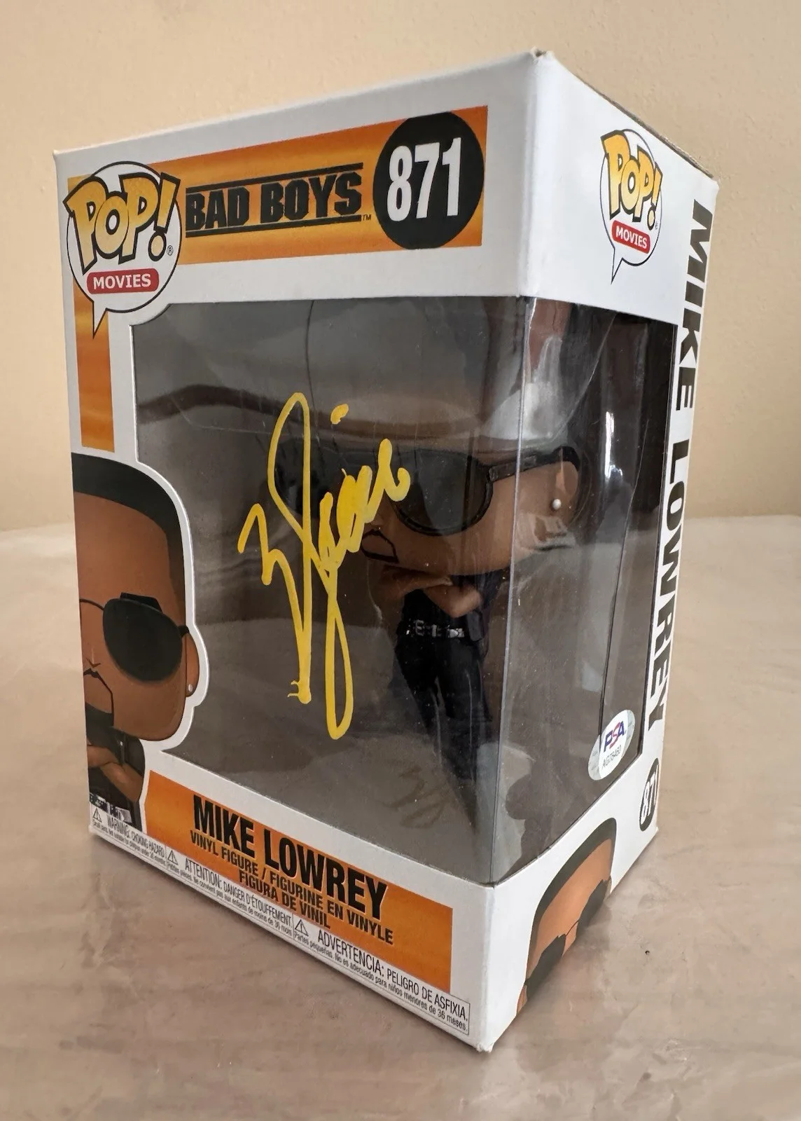 WILL SMITH — Will Smith Autographed "Mike Lowrey" Bad Boys Funko Pop #871, image 2