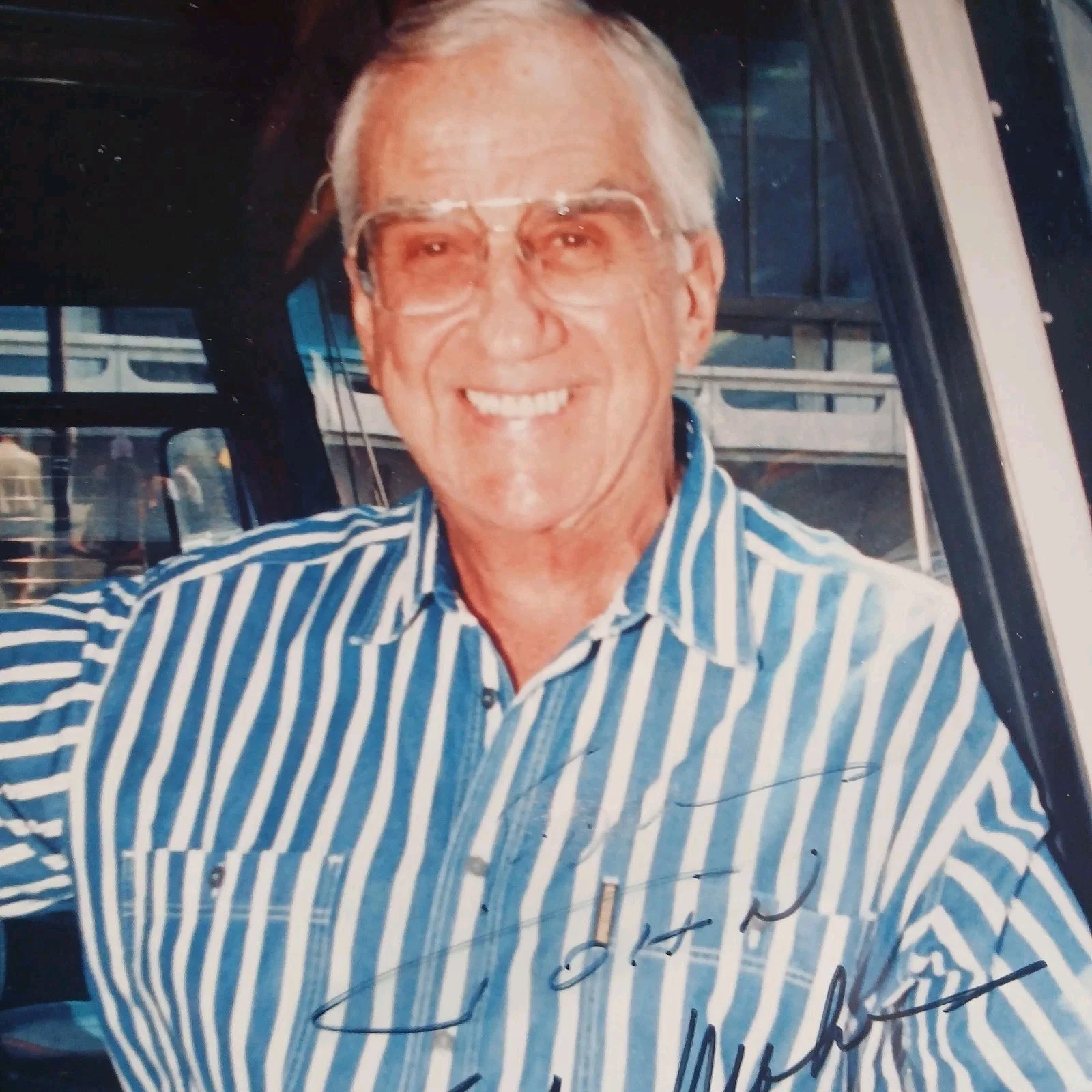 Ed McMahon — Ed McMahon Signed Photo 'John' damage The Tonight Show, image 3