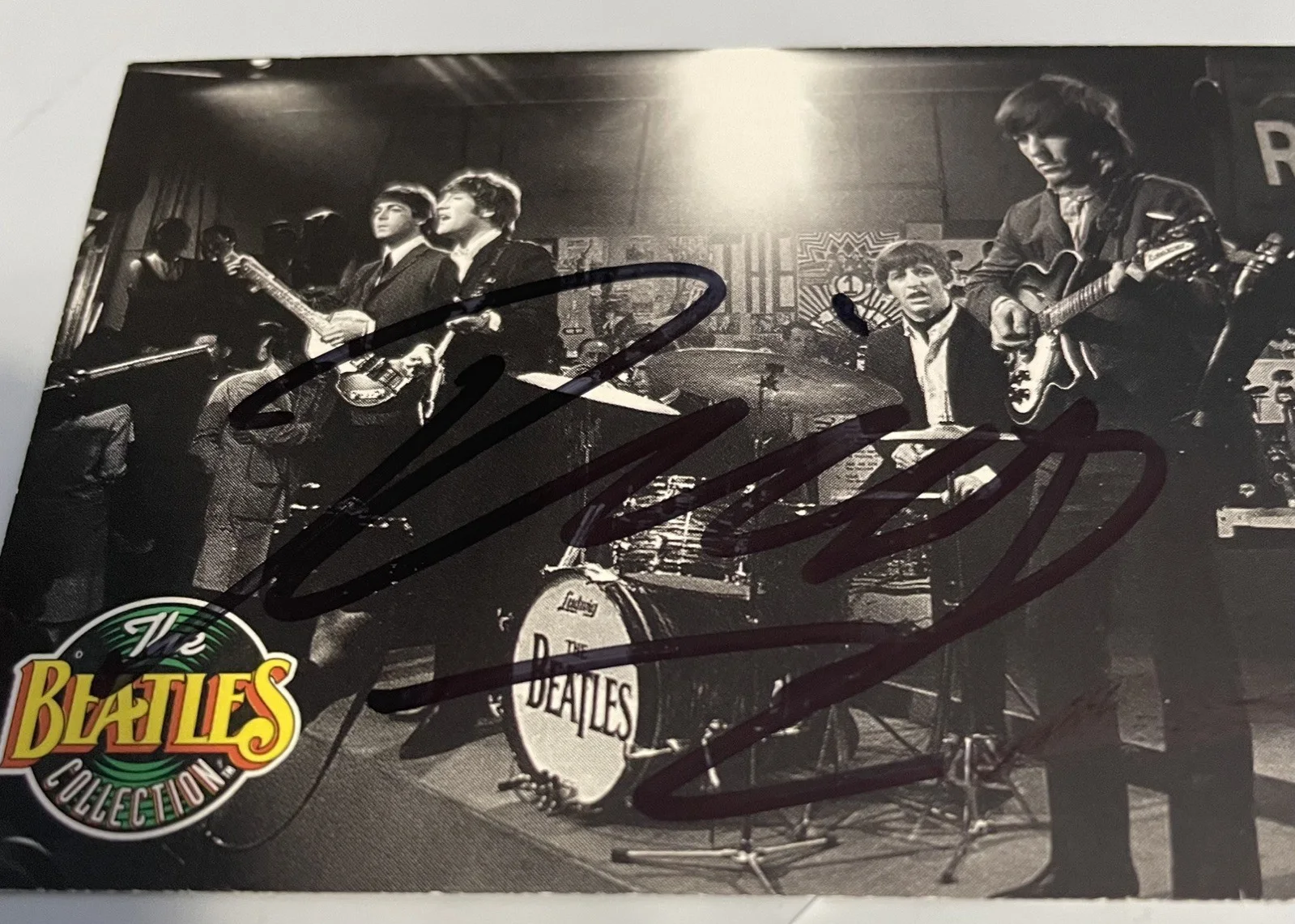 Beatles Ringo Starr Autographed Signed Card On Stage Superstar Cert Holo Rare!, изображение 3