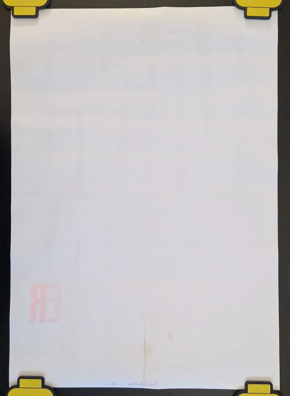 Cliffhanger VHS Video Store Promo Poster – A2, image 4