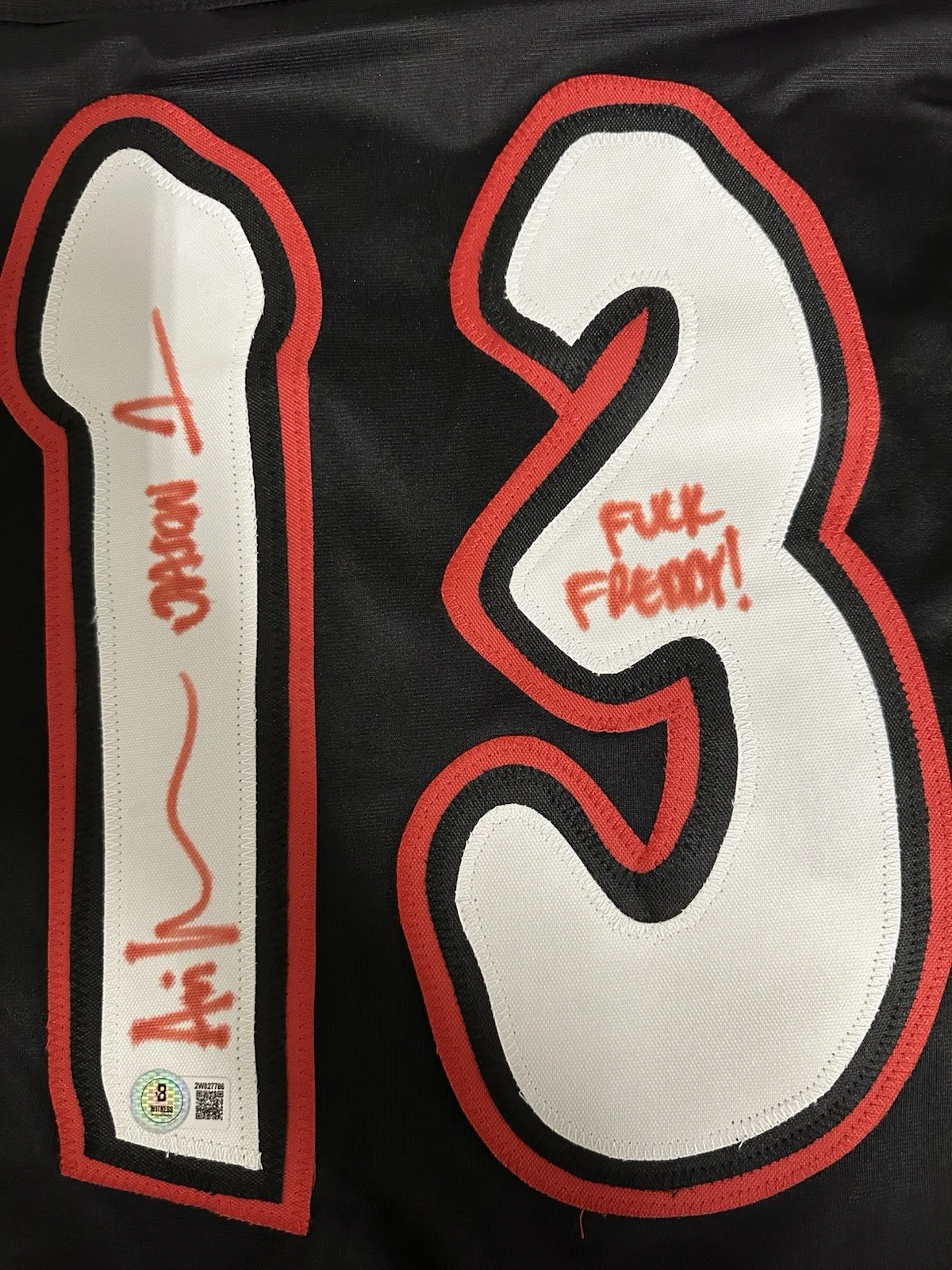 Ari Lehman — Ari Lehman Signed Jersey Friday The 13th Jason Voorhees Beckett Certified, image 2