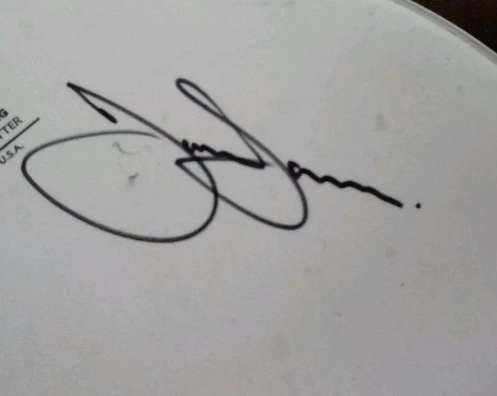 Tony Iommi Black Sabbath Signed Drumhead Amazing Autograph Ozzy Osbourne..., изображение 2