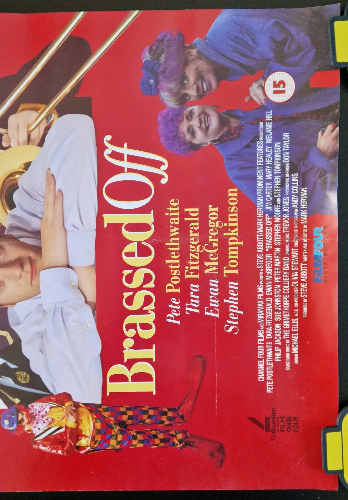 Brassed Off 1996 VHS Video Store Promo Poster – A2, image 3
