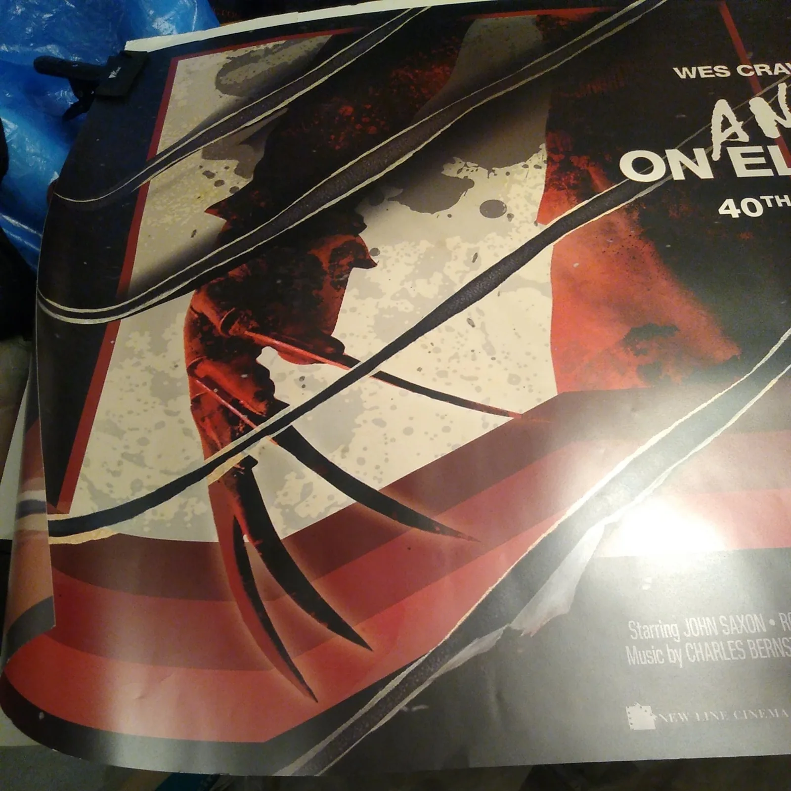 A Nightmare on Elm Street 40th Anniversary Quad Poster Cinema Film 30 x 40, изображение 2