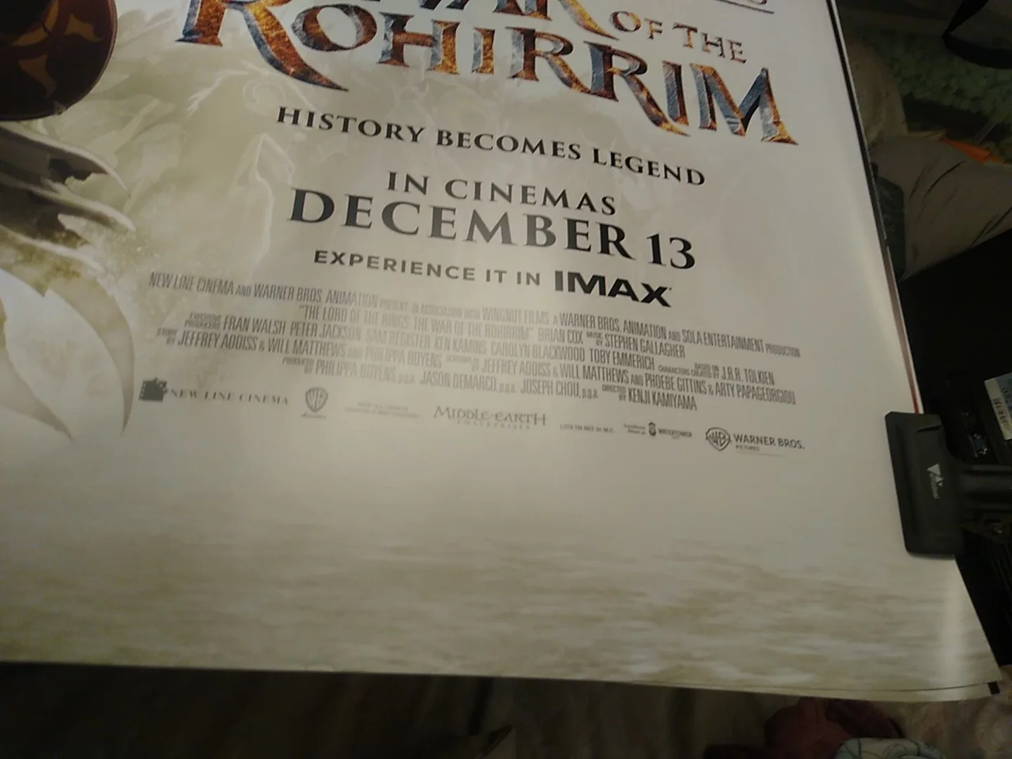 Lord of the Rings: The War of the Rohirrim UK Quad Movie Poster, изображение 4