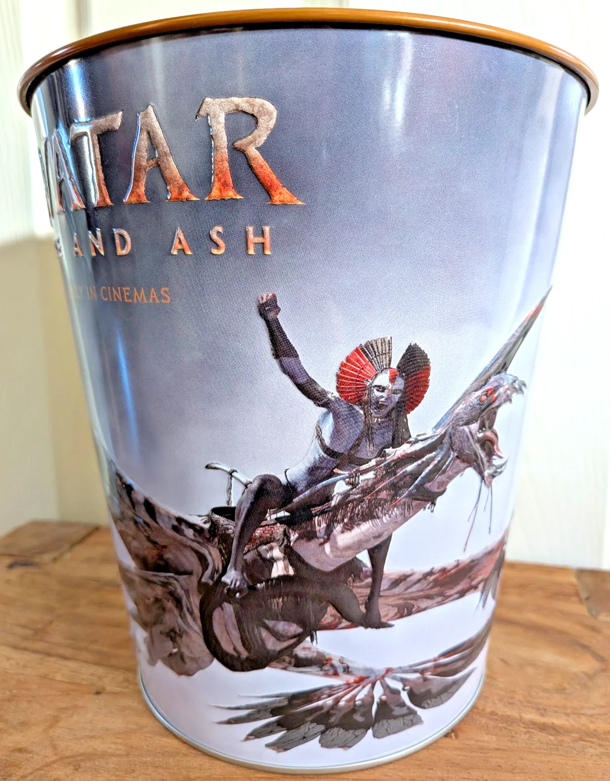AVATAR Fire And Ash Cineworld Metal Popcorn Bucket COMPLETE COLLECTORS SET of 3, изображение 4
