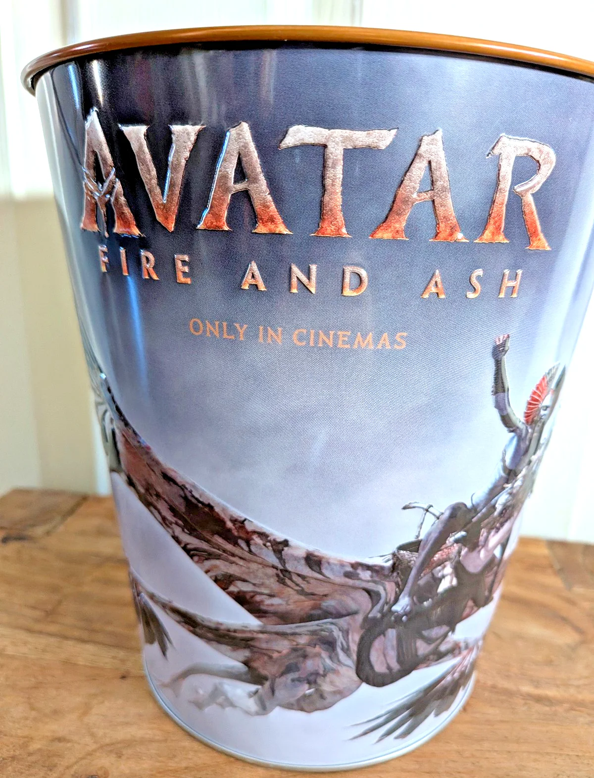 AVATAR Fire And Ash Cineworld Metal Popcorn Bucket COMPLETE COLLECTORS SET of 3, изображение 5