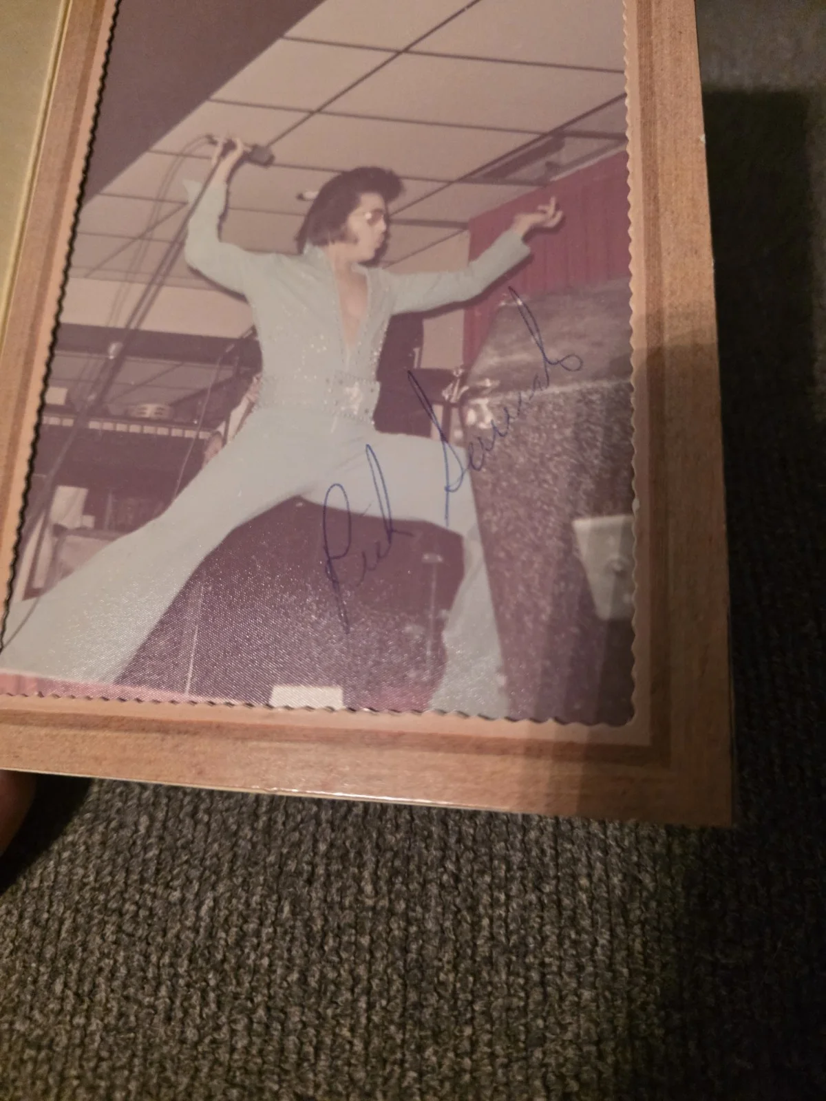 Rick Saucedo Elvis Impersonator Signed Photo, image 2