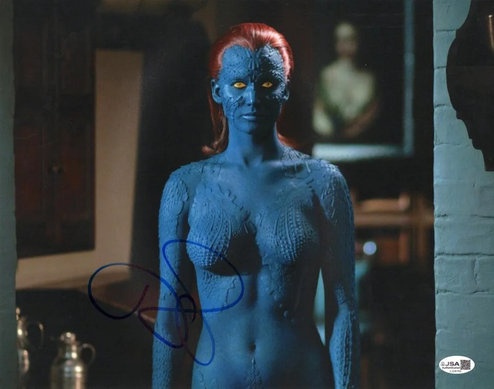 Jennifer Lawrence — Jennifer Lawrence Signed Autograph 11x14 Photo - Sexy X-Men Mystique w/ JSA COA