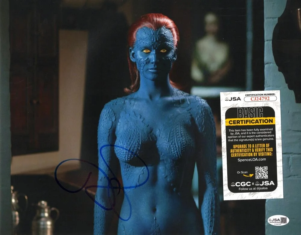 Jennifer Lawrence — Jennifer Lawrence Signed Autograph 11x14 Photo - Sexy X-Men Mystique w/ JSA COA, изображение 2