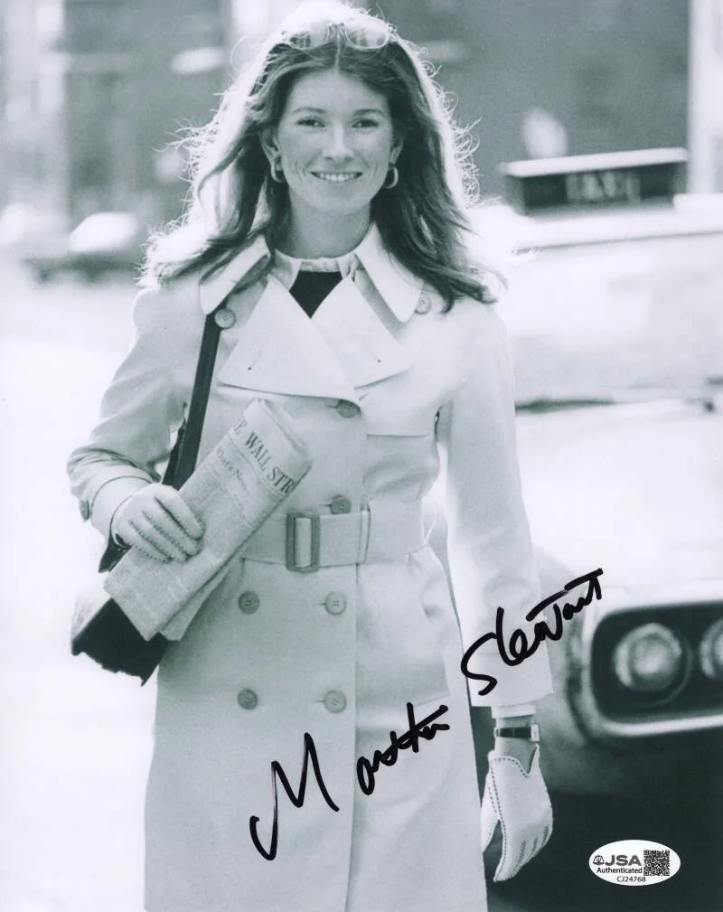 Martha Stewart — Martha Stewart Signed Autograph 8x10 Photo - Young Lifestyle Icon w/ JSA COA