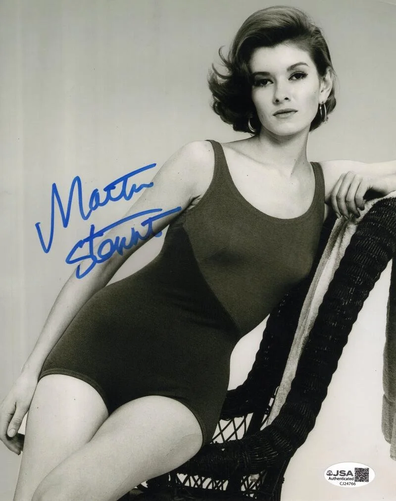 Martha Stewart — Martha Stewart Signed Autograph 8x10 Photo - Young Biz Icon Modeling w/ JSA COA