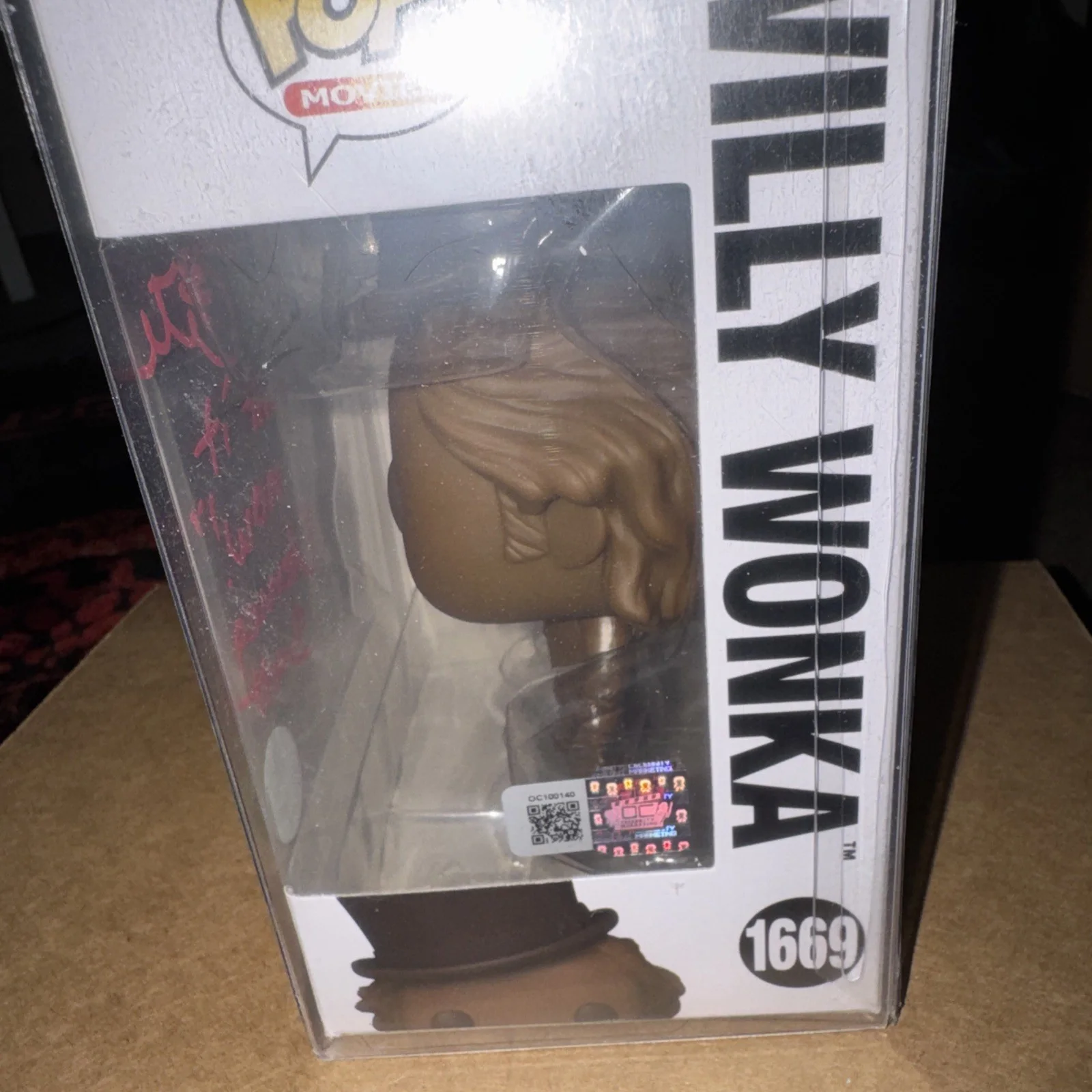 Julie Dawn Cole Signed Willy Wonka & The Chocolate Factory Funko Pop #1669 OC, изображение 2