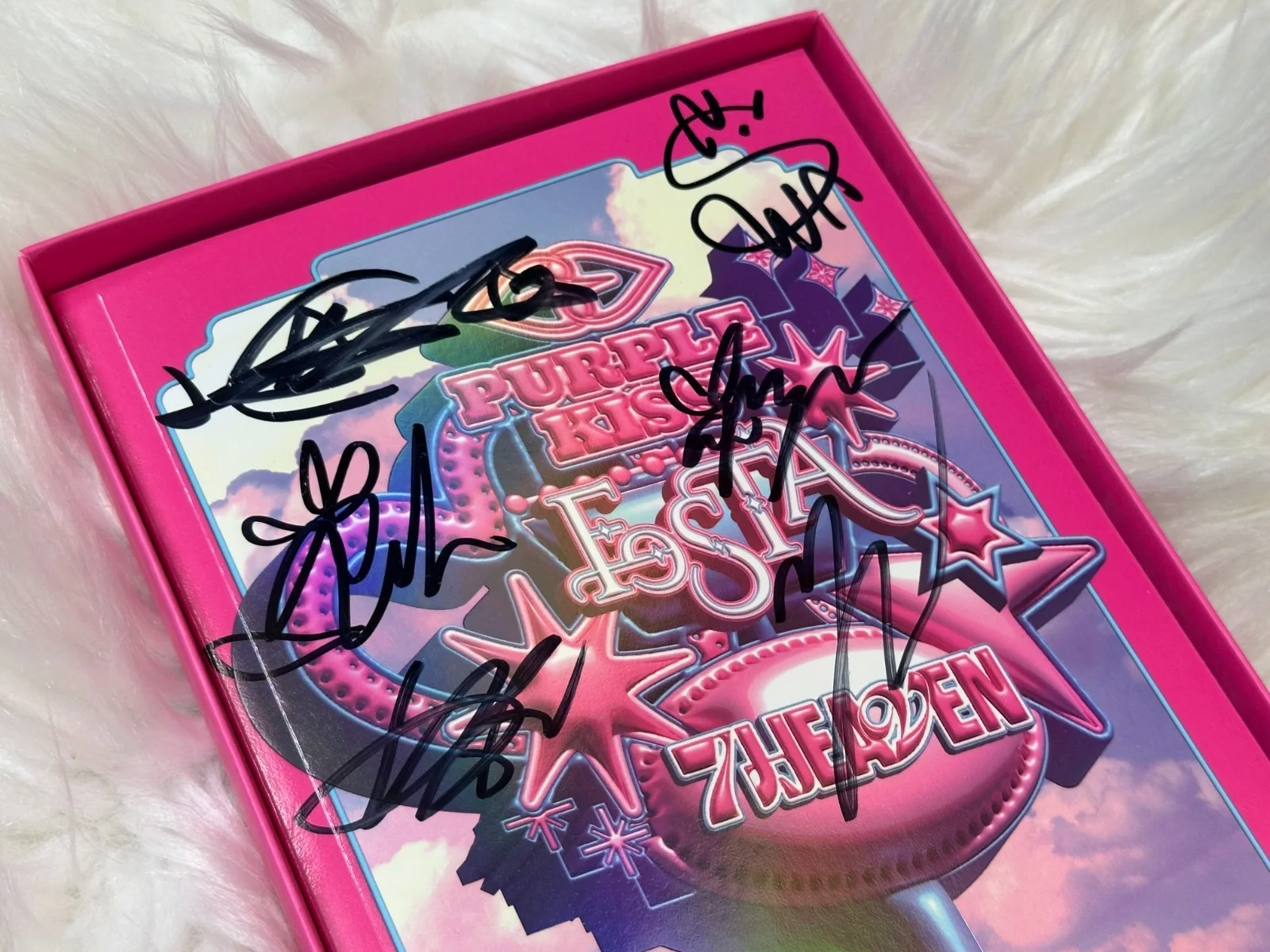 PURPLE KISS - ALL MEMBER Autograph(Signed) PROMO ALBUM KPOP, изображение 4