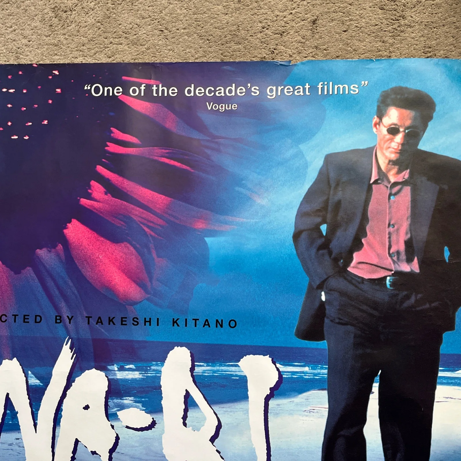 Rare hard to find , Hana-Bi 1997 British Quad Poster, image 2