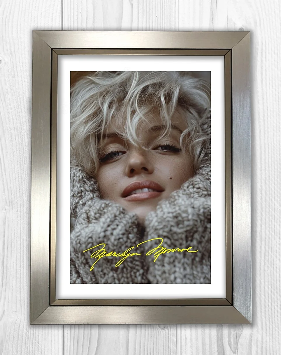 Marilyn Monroe 44 A4 signed mounted photograph picture poster. Choice of frame., image 3