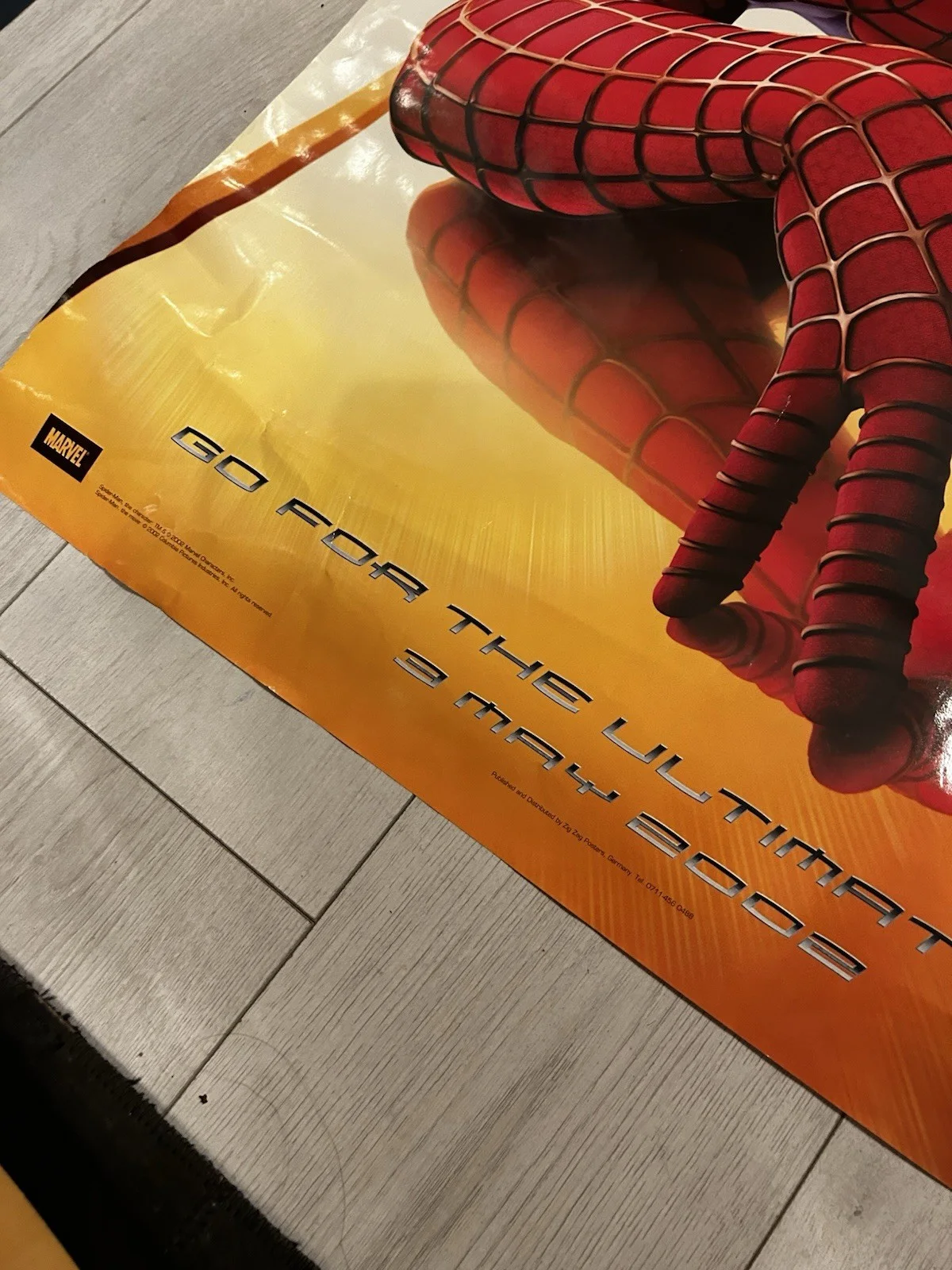 2001 Spider Man Double Sided Teaser Movie Poster 27” X 40”, image 5