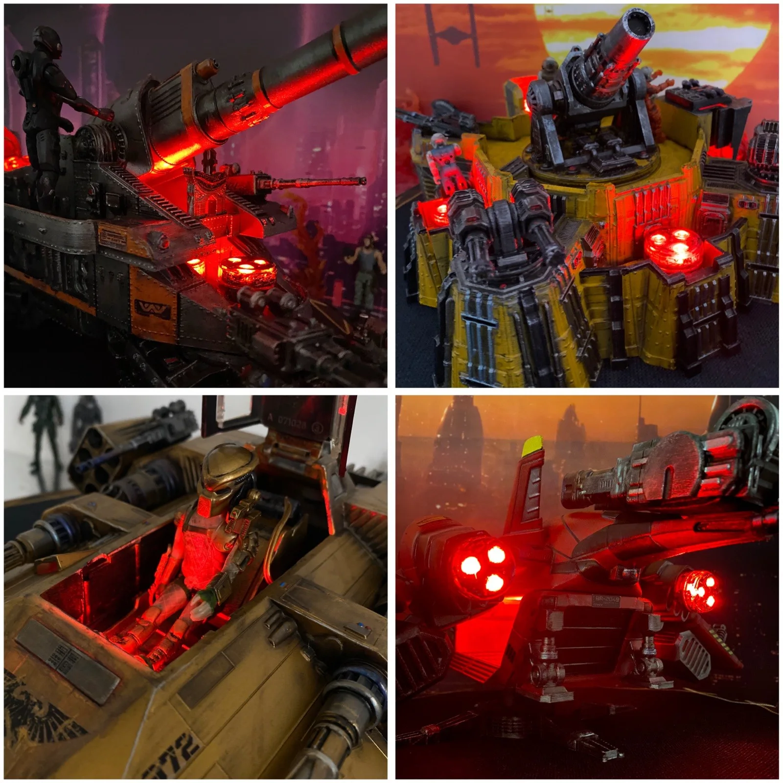 K-Unit | Blade Runner Corporate Patrol Custom — Tyrell Corp Diorama commission, image 2