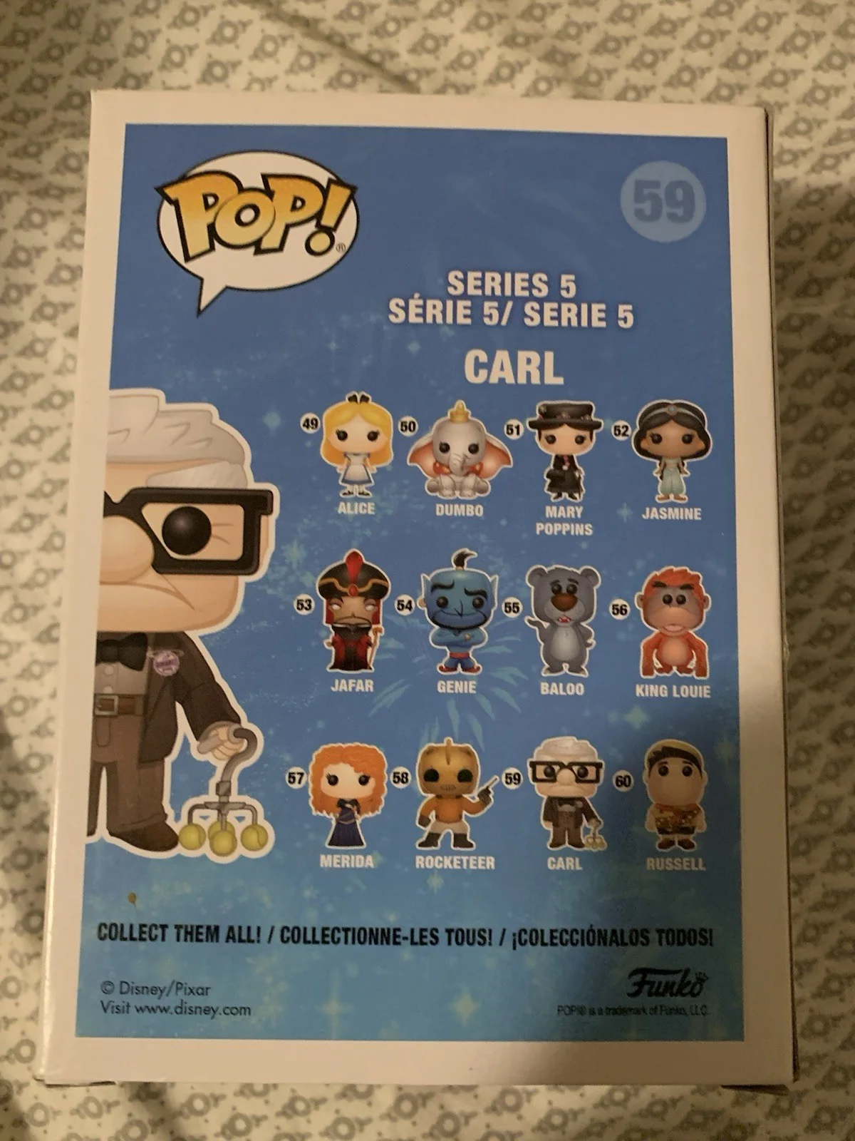 Ed Asner Signed Funko Pop Carl Auto Psa/dna Coa Up, image 4