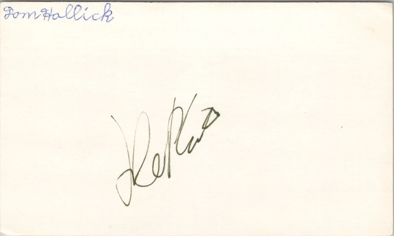 Lydia Cornell — Lydia Cornell Signed 3x5 Index Card Too Close For Comfort Autographed, изображение 2