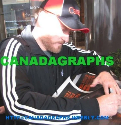 Cory Monteith — Conan O'Brien signed 8x10 promo photo autographed Late Night Tonight Show host, image 3