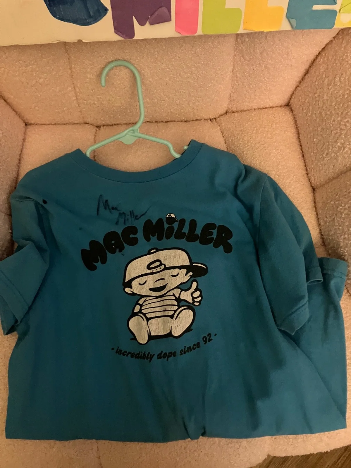 Autographed Mac Miller shirt, image 2