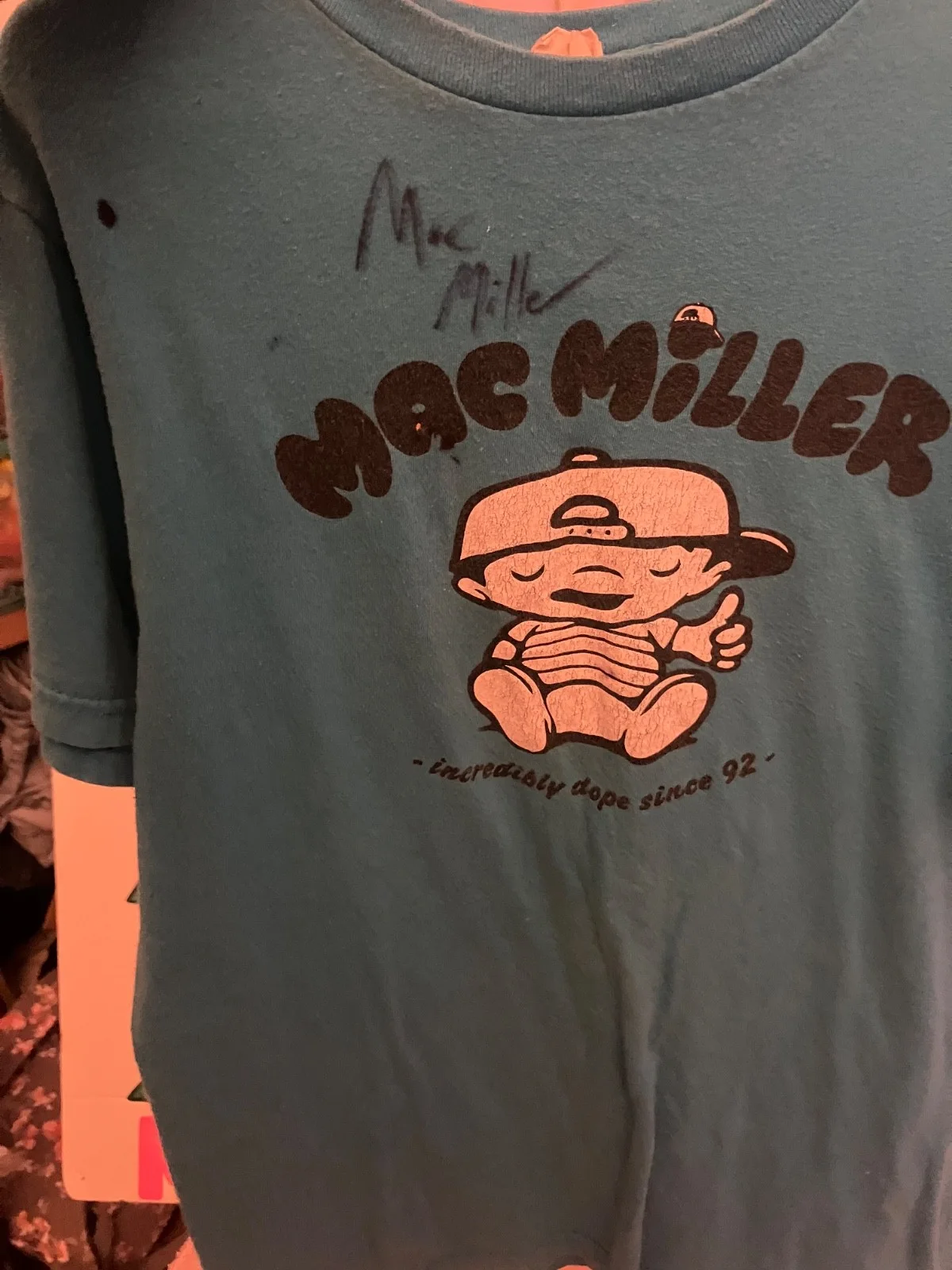 Autographed Mac Miller shirt, image 3