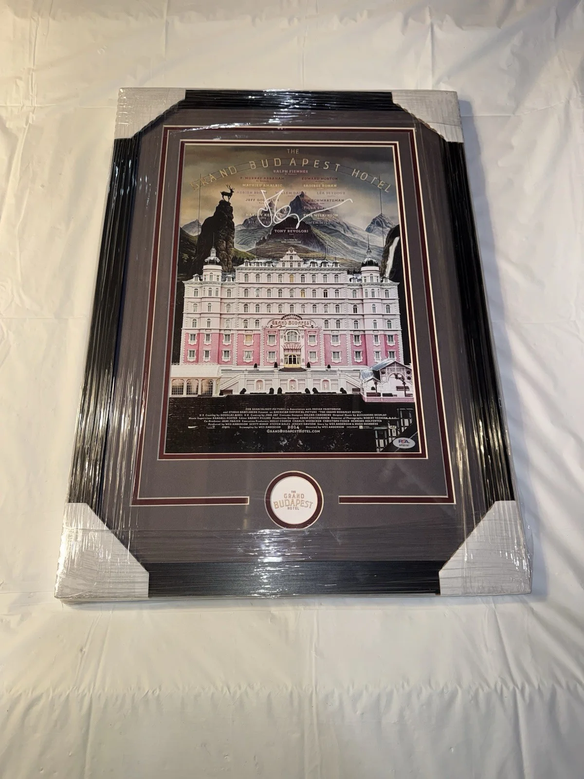 Jeff Goldblum — JEFF GOLDBLUM SIGNED AUTOGRAPH THE GRAND BUDAPEST HOTEL MOVIE POSTER PSA/DNA COA