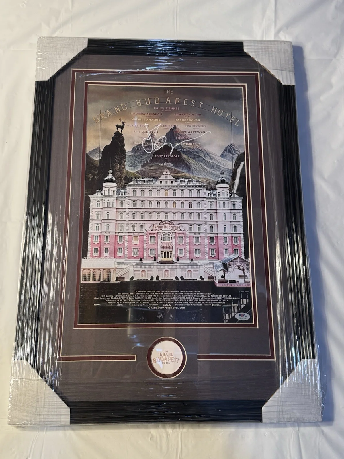 Jeff Goldblum — JEFF GOLDBLUM SIGNED AUTOGRAPH THE GRAND BUDAPEST HOTEL MOVIE POSTER PSA/DNA COA, изображение 3