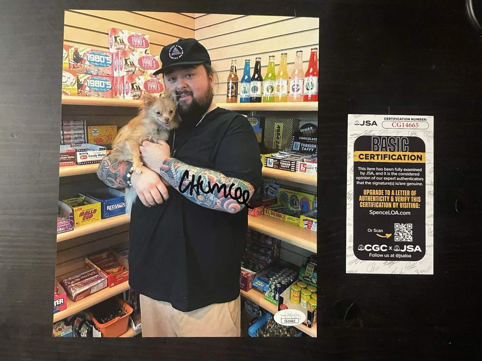 Chumlee — Chumlee Signed Pawn Stars 8x10 Photo Autographed JSA COA