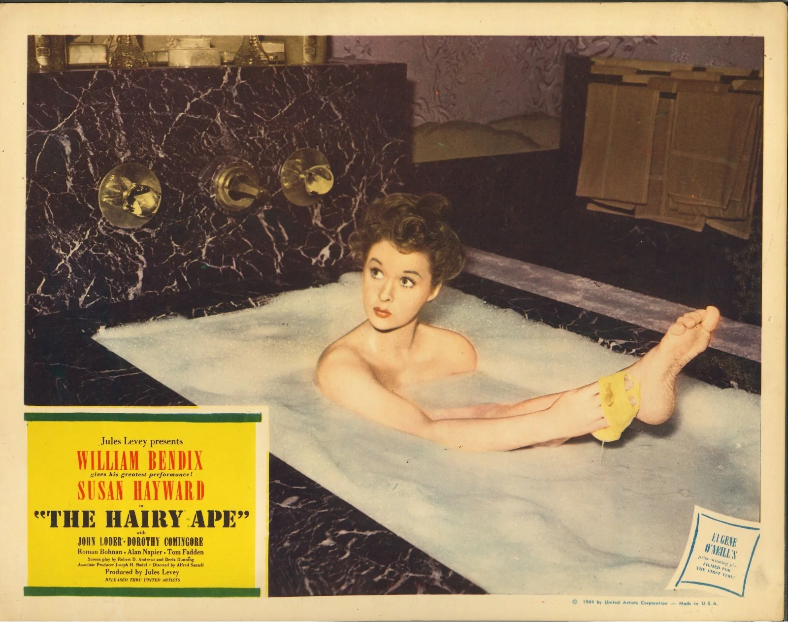 The Hairy Ape 3x ORIGINAL US Lobby Cards Susan Hayward Eugene O'Neill 1944, изображение 3