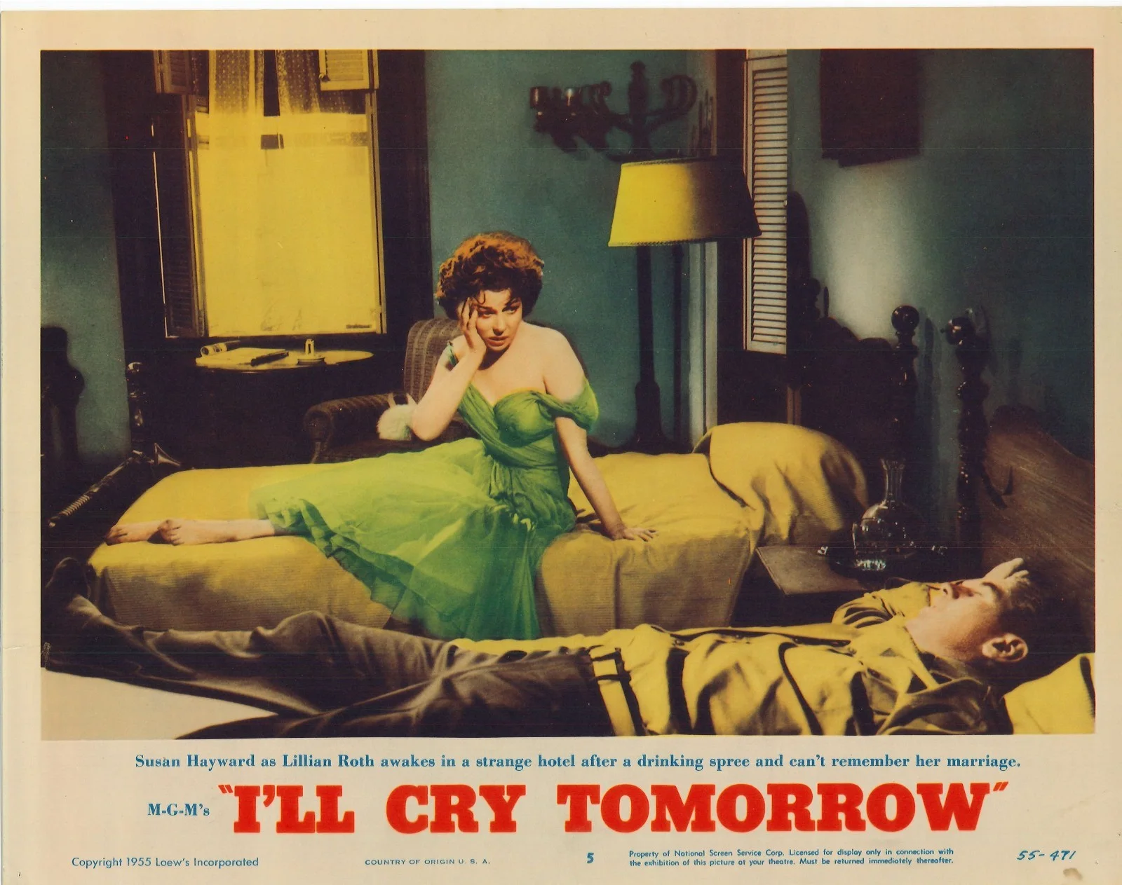 I'll Cry Tomorrow 3x ORIGINAL US Lobby Cards Susan Hayward 1955, image 4