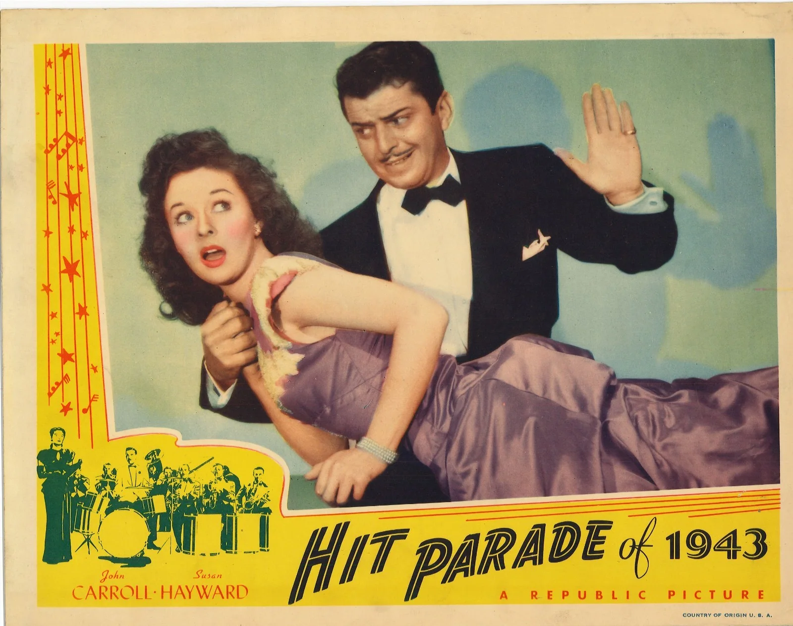 Hit Parade of 1943 2x ORIGINAL US Lobby Cards Susan Hayward Count Basie, изображение 3