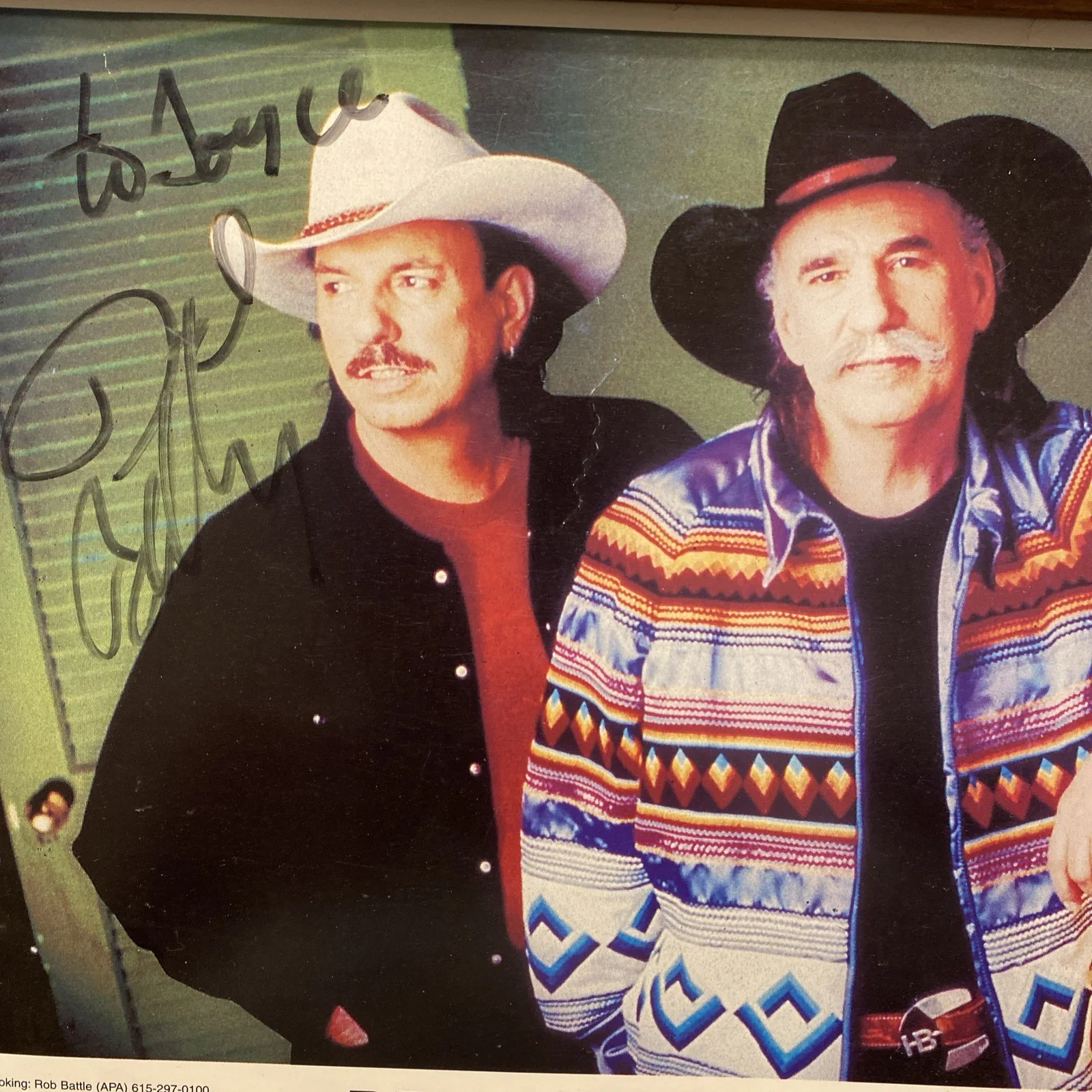 THE BELLAMY BROTHERS SIGNED PHOTO AUTOGRAPHED, image 3