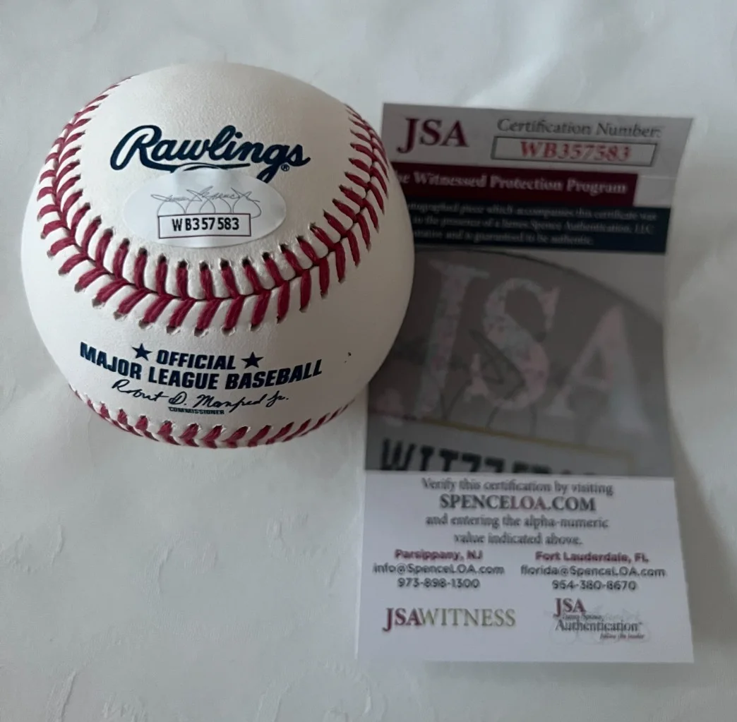 Jenna Jameson Adult Star signed MLB Baseball autographed JSA, image 3