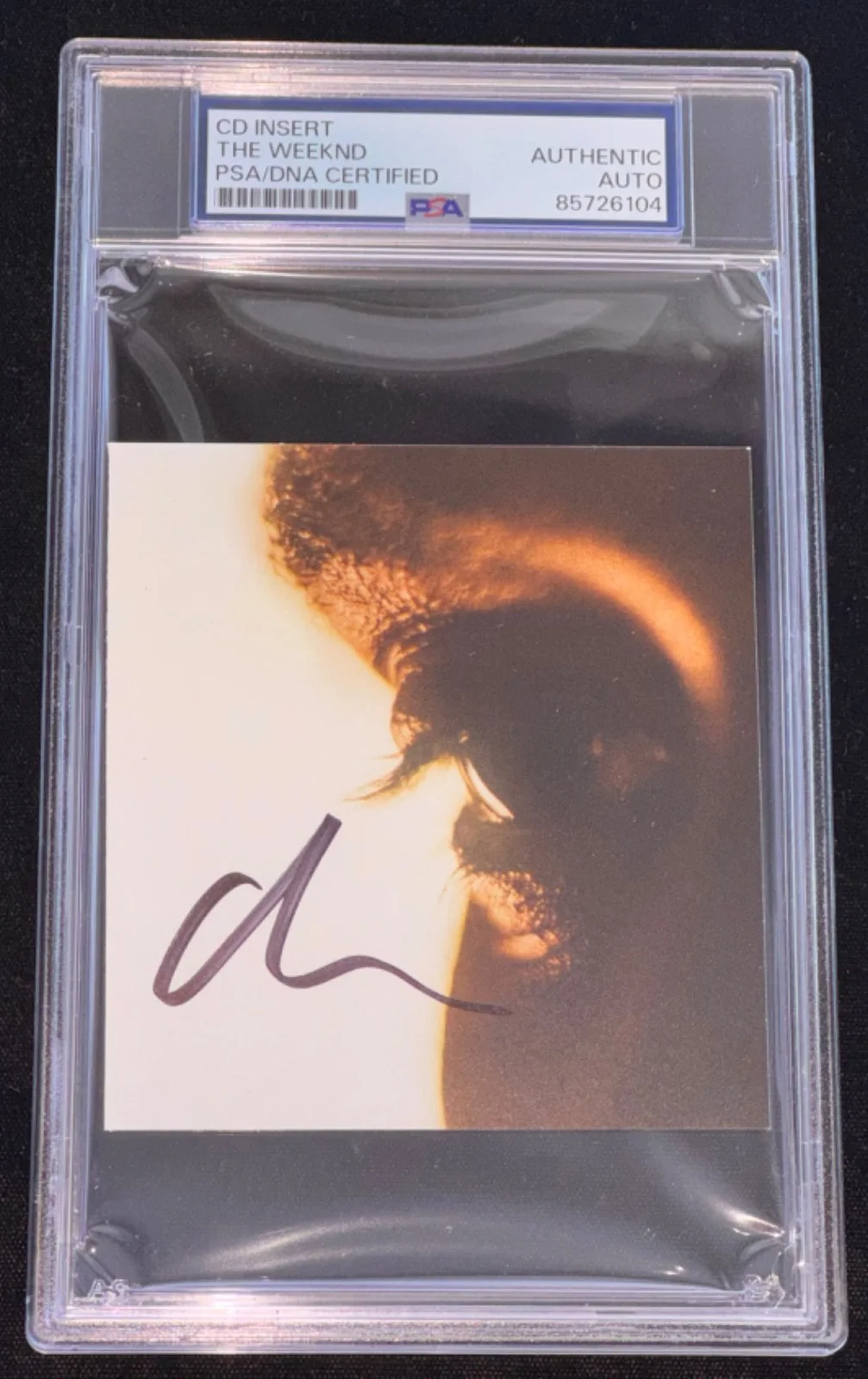 The Weeknd "Hurry Up Tommorrow" Signed Autographed CD Cover Jacket Insert PSA, image 2