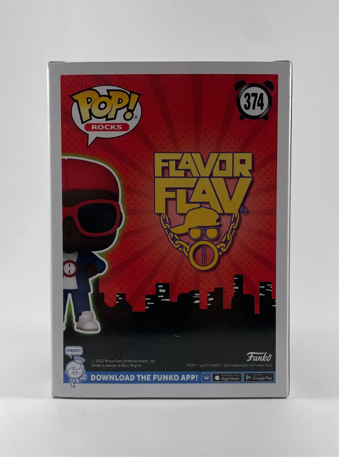 Flavor Flav Signed Funko POP! Vinyl 374 Autograph Public Enemy Hip Hop JSA COA, изображение 4