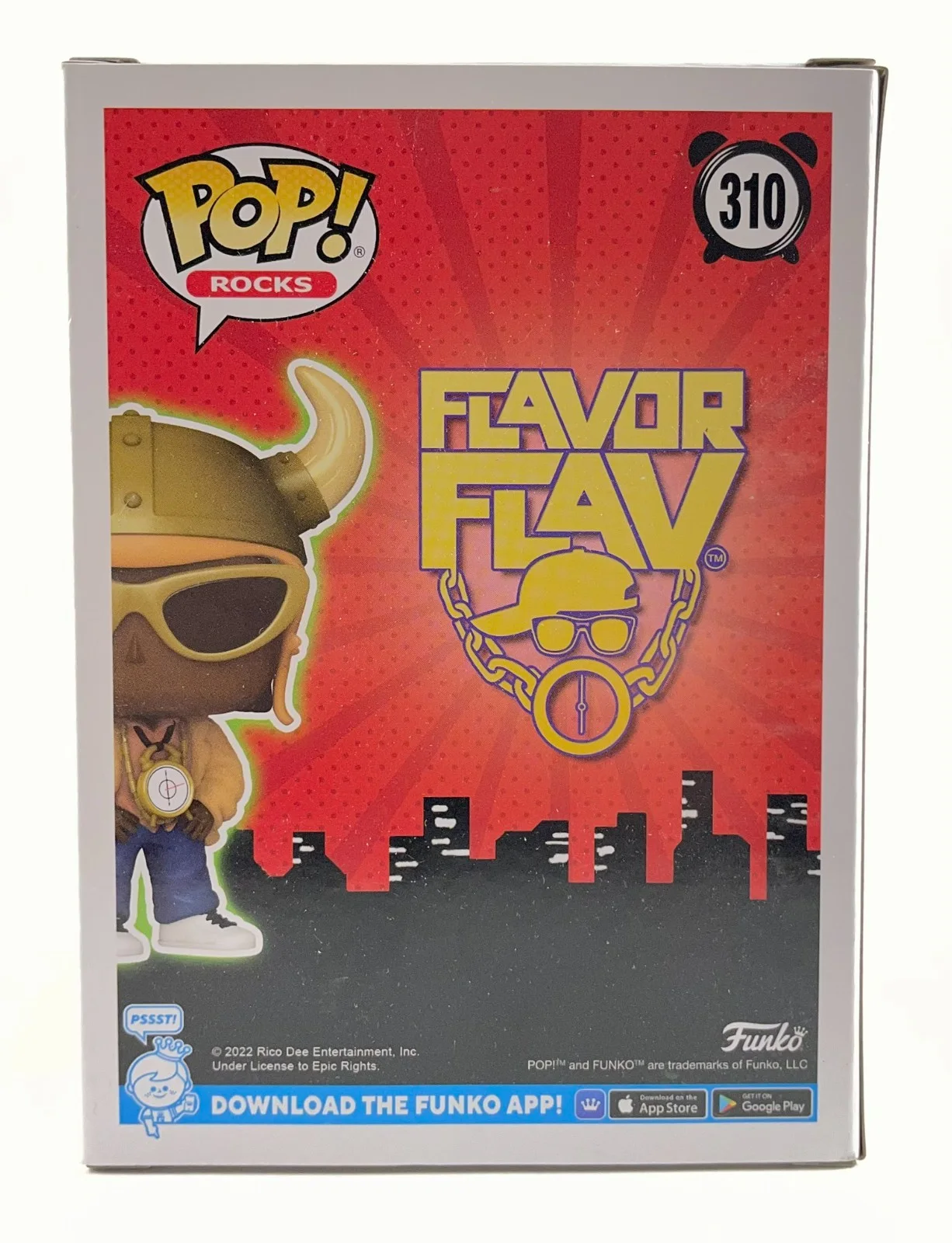 Flavor Flav Signed Funko POP! Vinyl #310 Autograph Public Enemy Hip Hop JSA COA, image 4